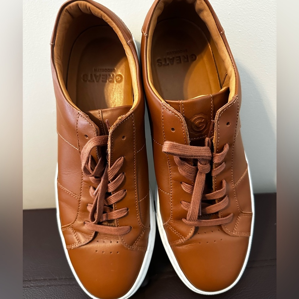 Men’s cognac shoes size 10.5